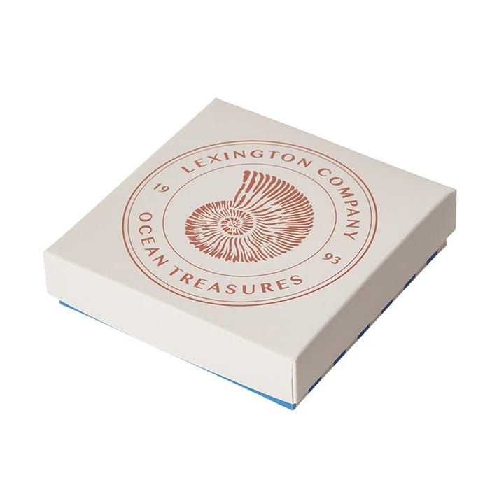 Ocean Treasures glasonderzetters 6-pack, Blue Lexington