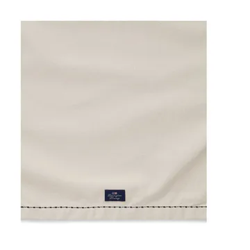Organic Cotton Oxford tafelloper 50x250 cm stitches 50x250 cm - Beige - Lexington