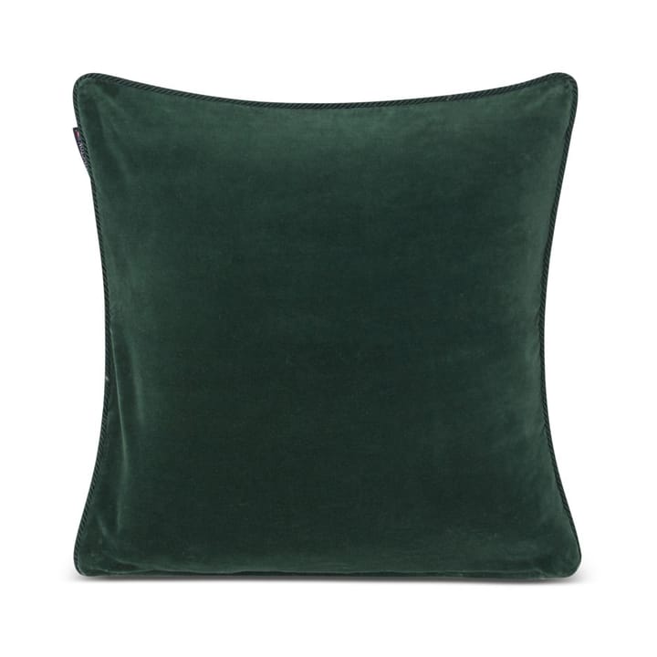 Organic Cotton Velvet kussenhoes 50x50 cm, Green Lexington