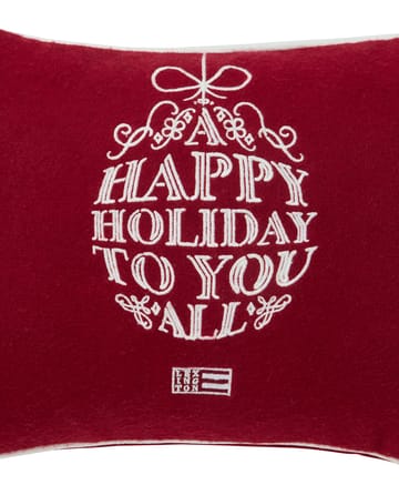 Ornament ullmix kussen 30x40 cm - Red-white - Lexington