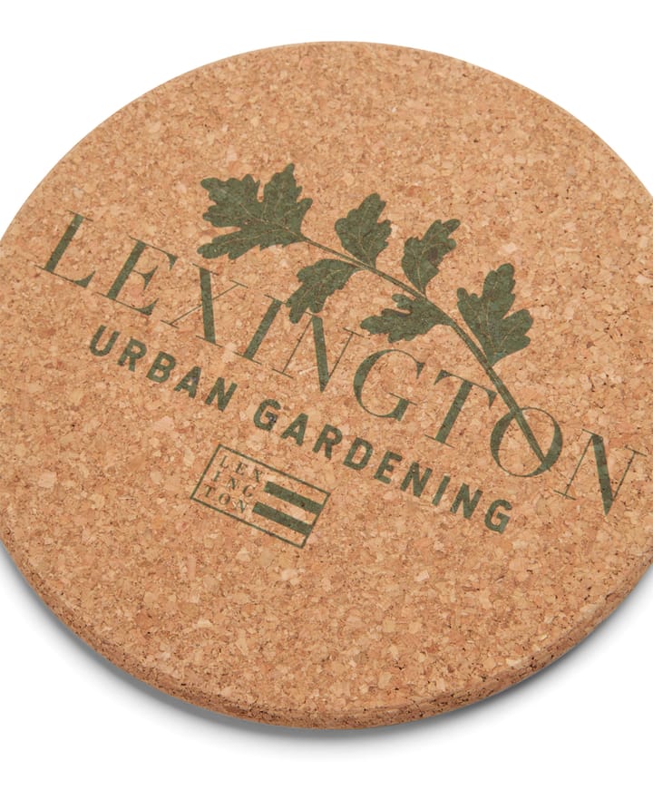Pannenonderzetters van kurk Ø20 cm 2-pack, Urban gardening Lexington