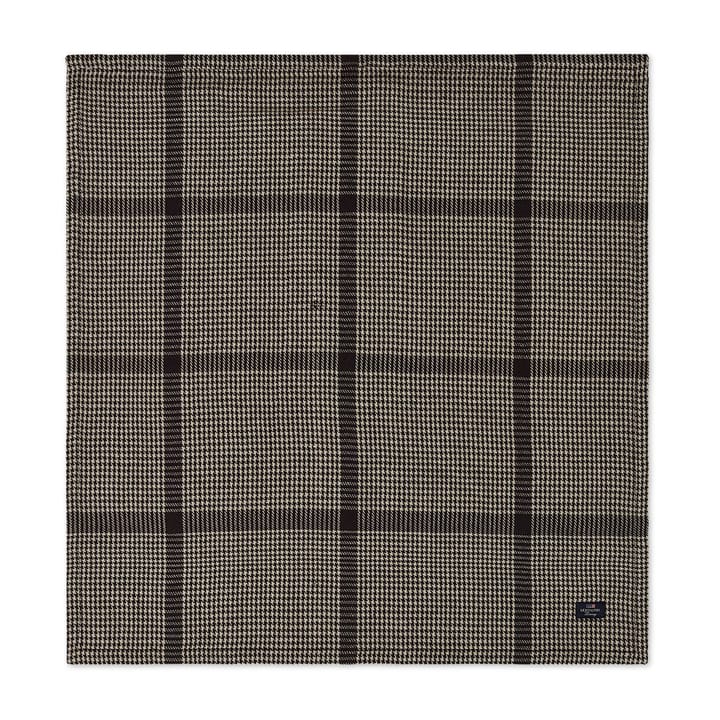 Pepita Check Cotton Linen stoffen servet 50x50 cm - Dark gray-beige - Lexington