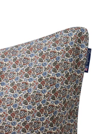 Printed flowers katoenen kussensloop 50x60 cm - Beige Multi - Lexington