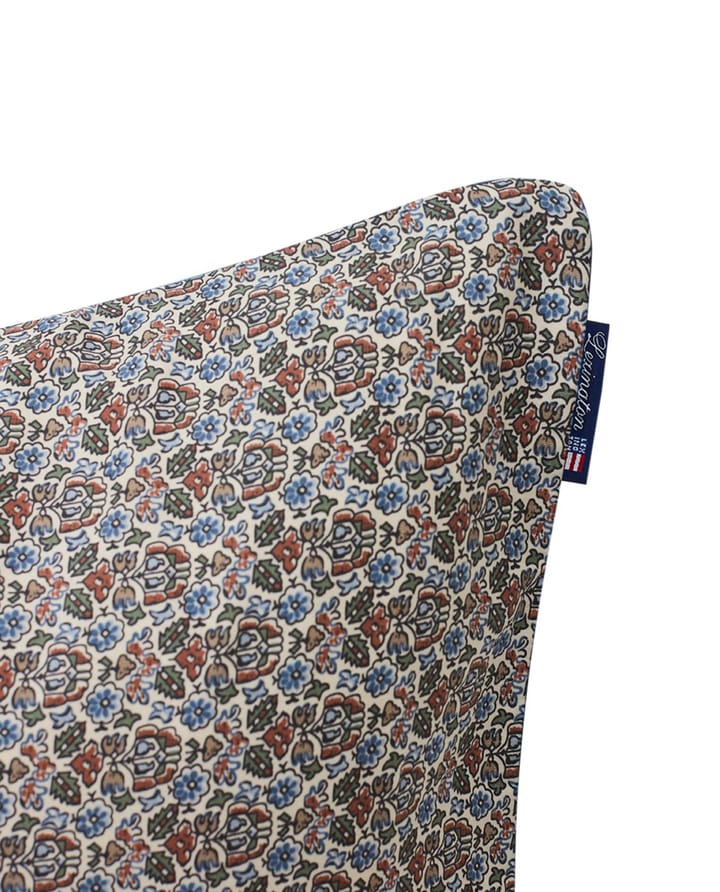 Printed flowers katoenen kussensloop 50x60 cm, Beige Multi Lexington