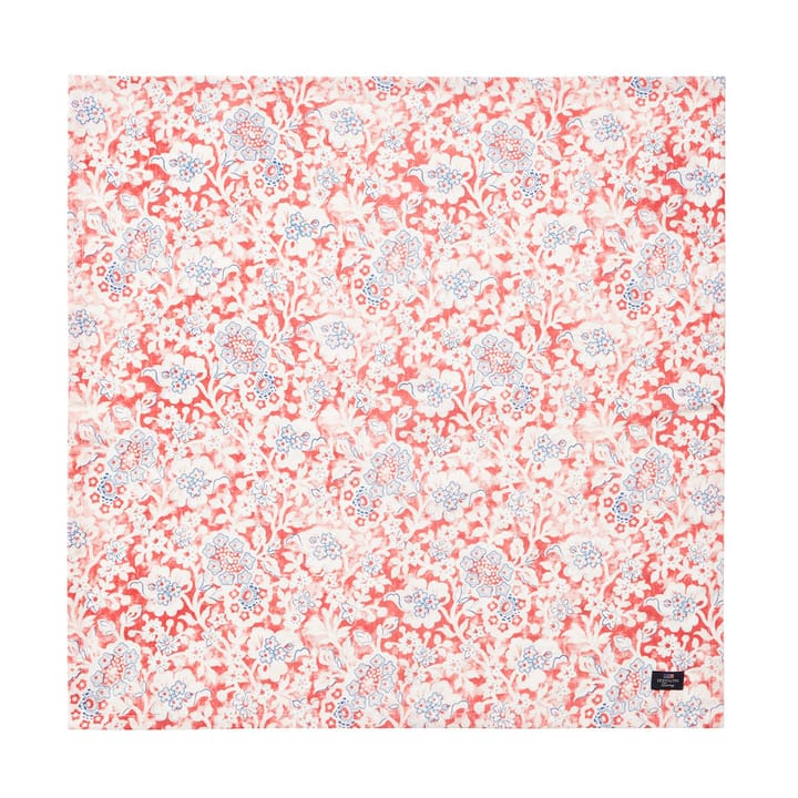 Printed Flowers Recycled Cotton stoffen servet 50x50 cm, Coral Lexington