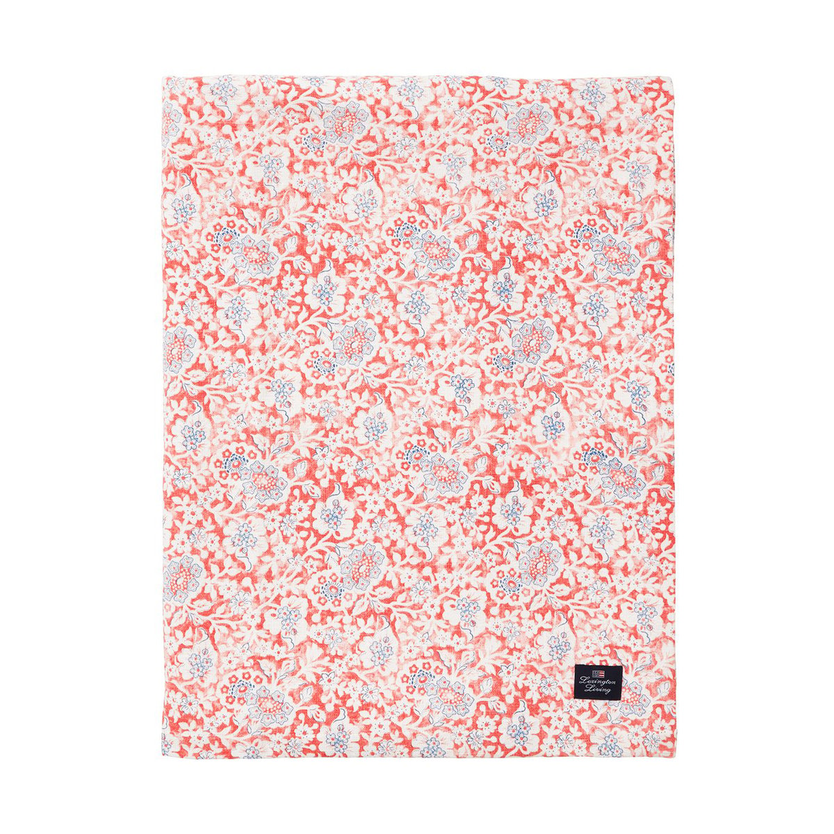 Lexington Printed Flowers Recycled Cotton tafelkleed 150x250 cm Coral