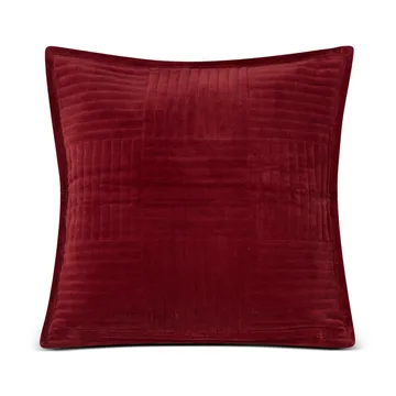 Quilted Velvet Star kussenhoes 50x50 cm - Red - Lexington