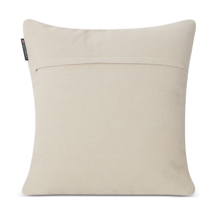 Rope Deco Canvas kussenhoes 50x50 cm - Lichtbeige-wit - Lexington