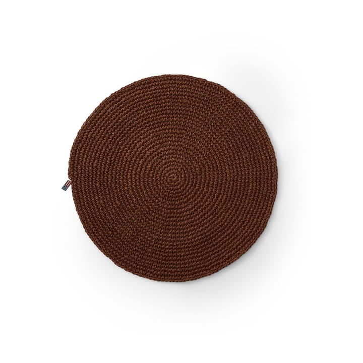 Round Recycled Paper Straw placemat Ø38 - Bruin - Lexington