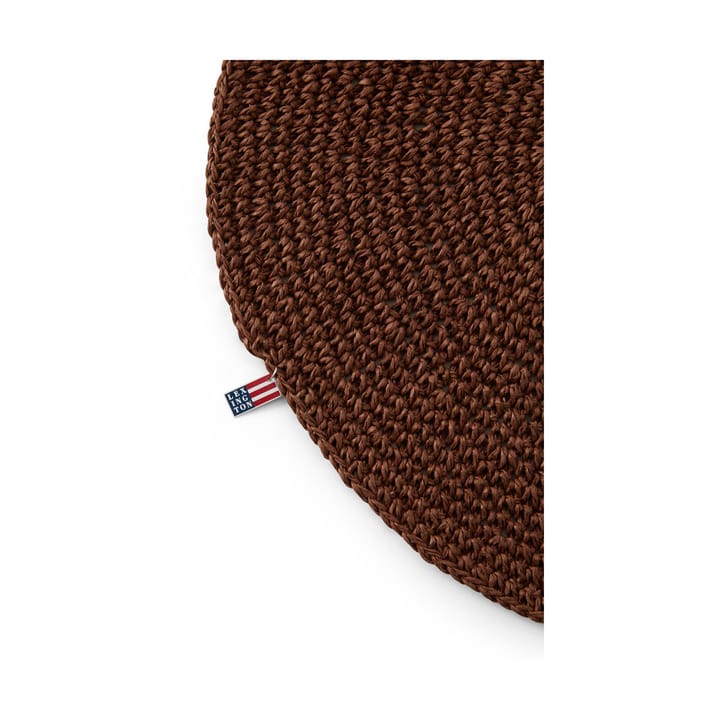 Round Recycled Paper Straw placemat Ø38, Bruin Lexington