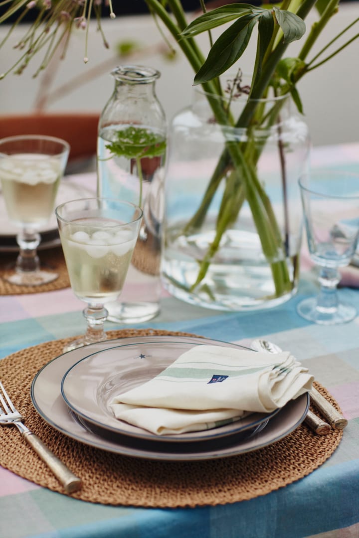 Round Recycled Paper Straw placemat Ø38, Natural Lexington
