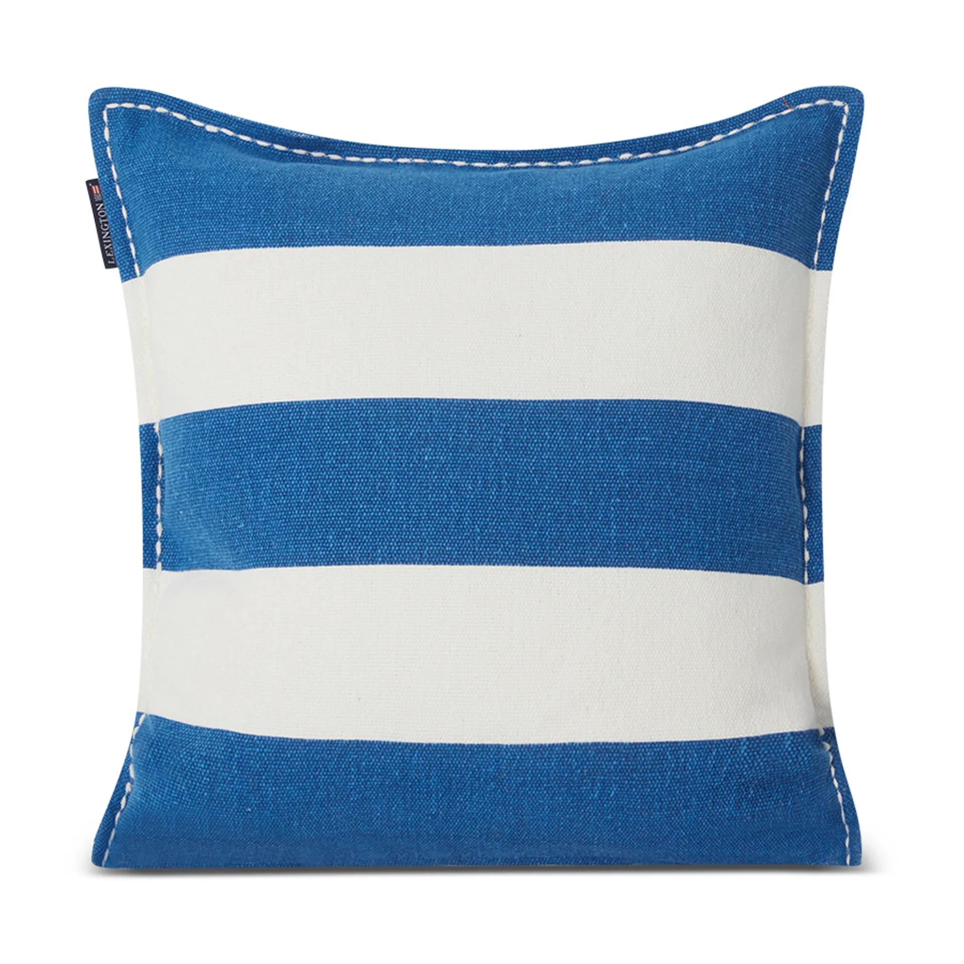 Rug Graphic Canvas kussenhoes 50x50 cm, Blauw-wit Lexington