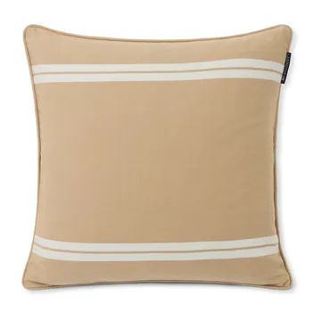 Side Striped kussenhoes 50x50 cm - Beige-white - Lexington
