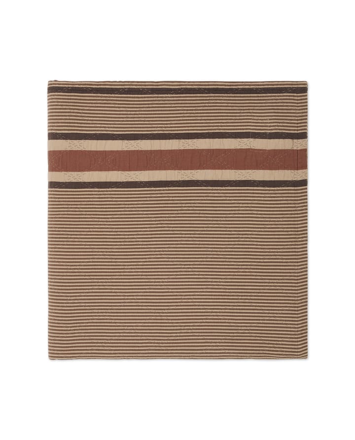 Side Striped Soft Quilted sprei 160x240 cm - Beige - Lexington