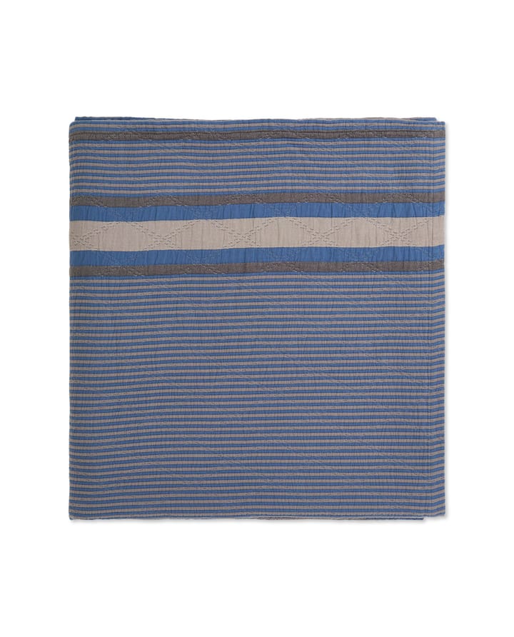 Side Striped Soft Quilted sprei 160x240 cm, Blue Lexington