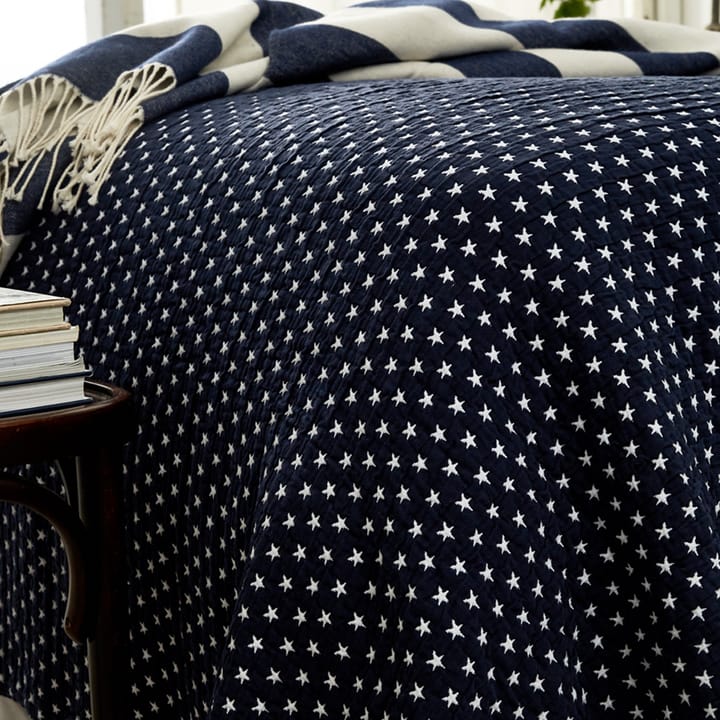 Star sprei, navy, 260x240 Lexington