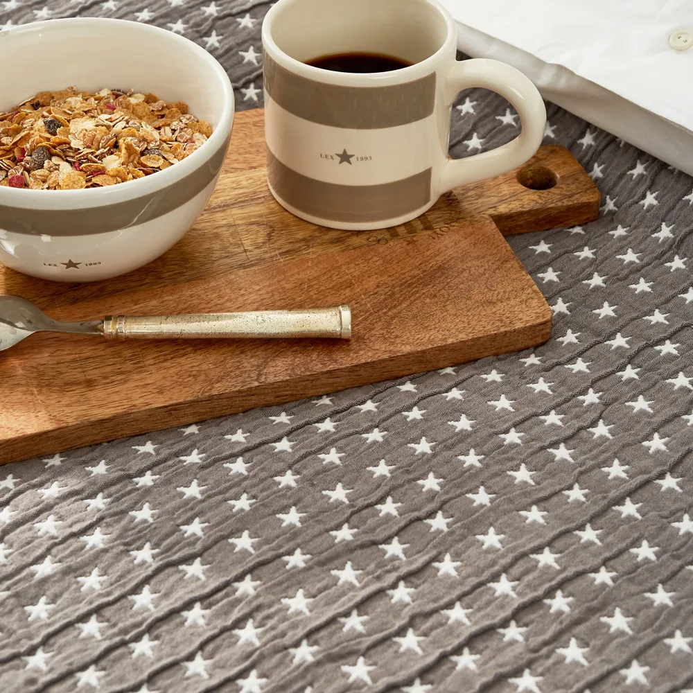 Star sprei, navy, 260x240 Lexington