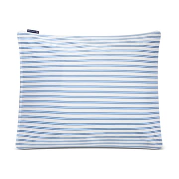 Striped Cotton Poplin kussensloop 50x60 cm - Blauw - Lexington