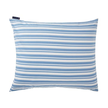 Striped Cotton Poplin kussensloop 50x60 cm - White-Blue - Lexington