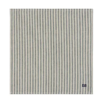 Striped linnen servetten - Green-light beige, 50x50 cm - Lexington