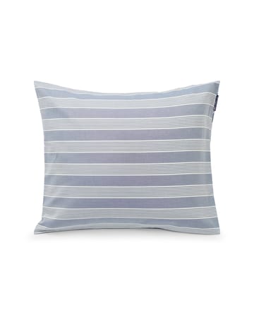 Striped Lyocell Cotton kussensloop 50x60 cm - Blue-white - Lexington