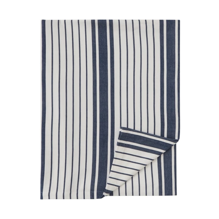 Striped Organic Cotton tafelkleed 150x250 cm - Navy - Lexington