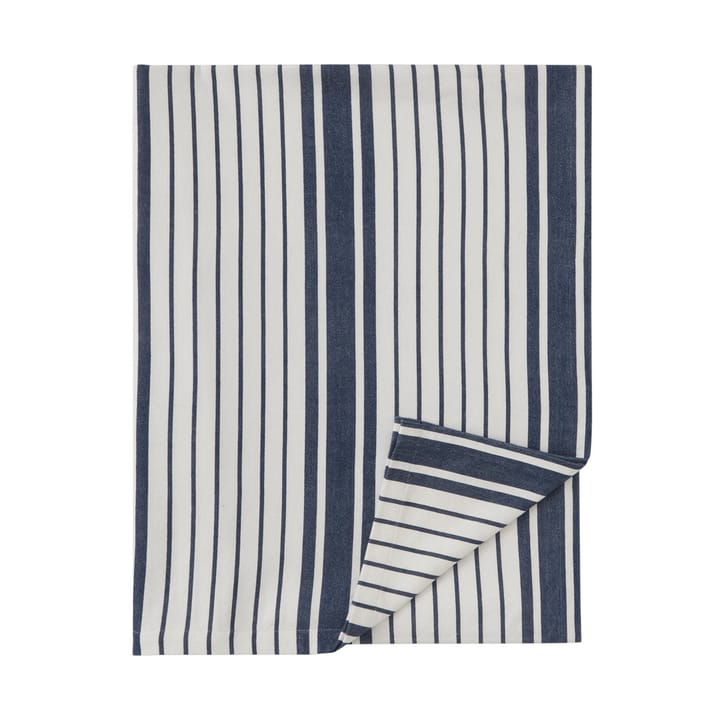 Striped Organic Cotton tafelkleed 150x350 cm - Navy - Lexington