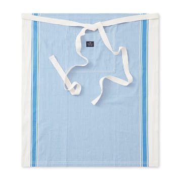Striped Oxford BBQ schort 85x80 cm - Blauw-wit - Lexington