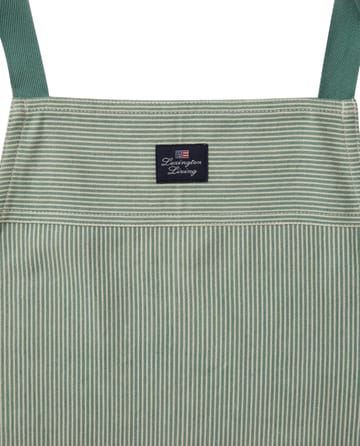 Striped Oxford schort - Groen-wit - Lexington