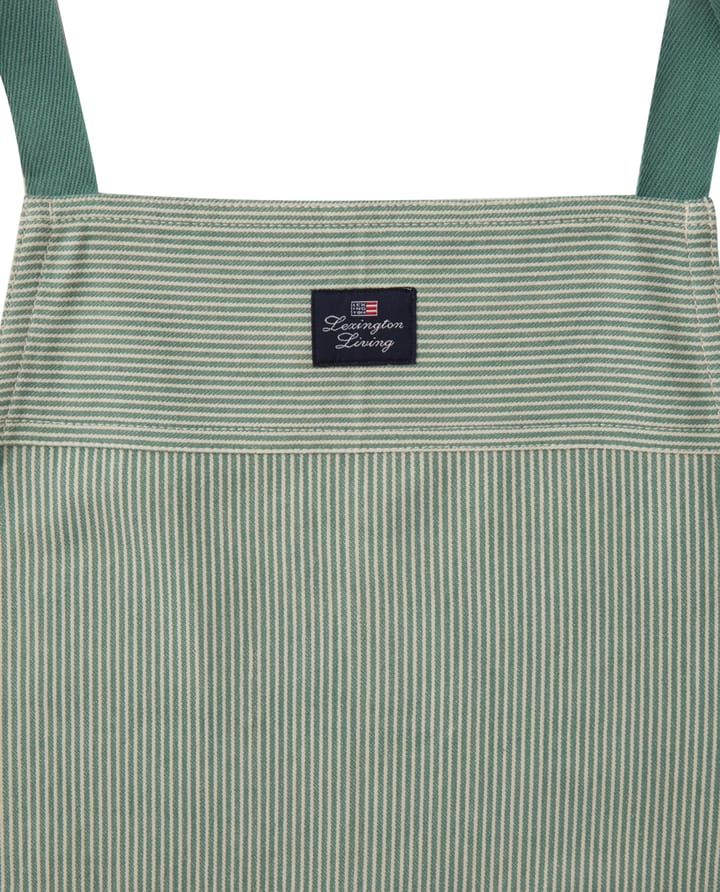 Striped Oxford schort, Groen-wit Lexington