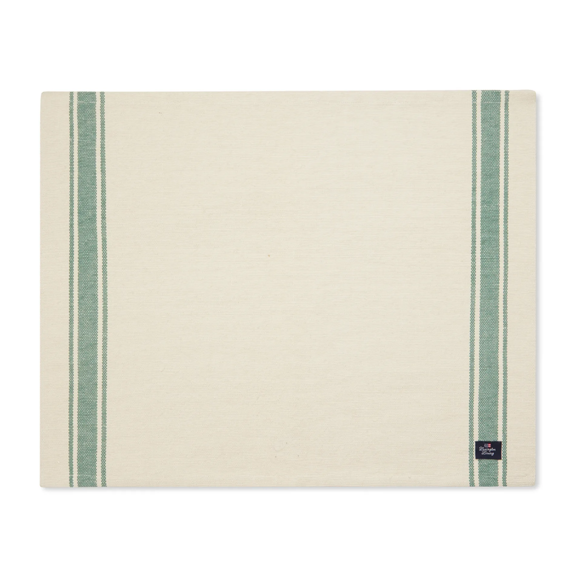 Striped placemat 40x50 cm, Groen Lexington