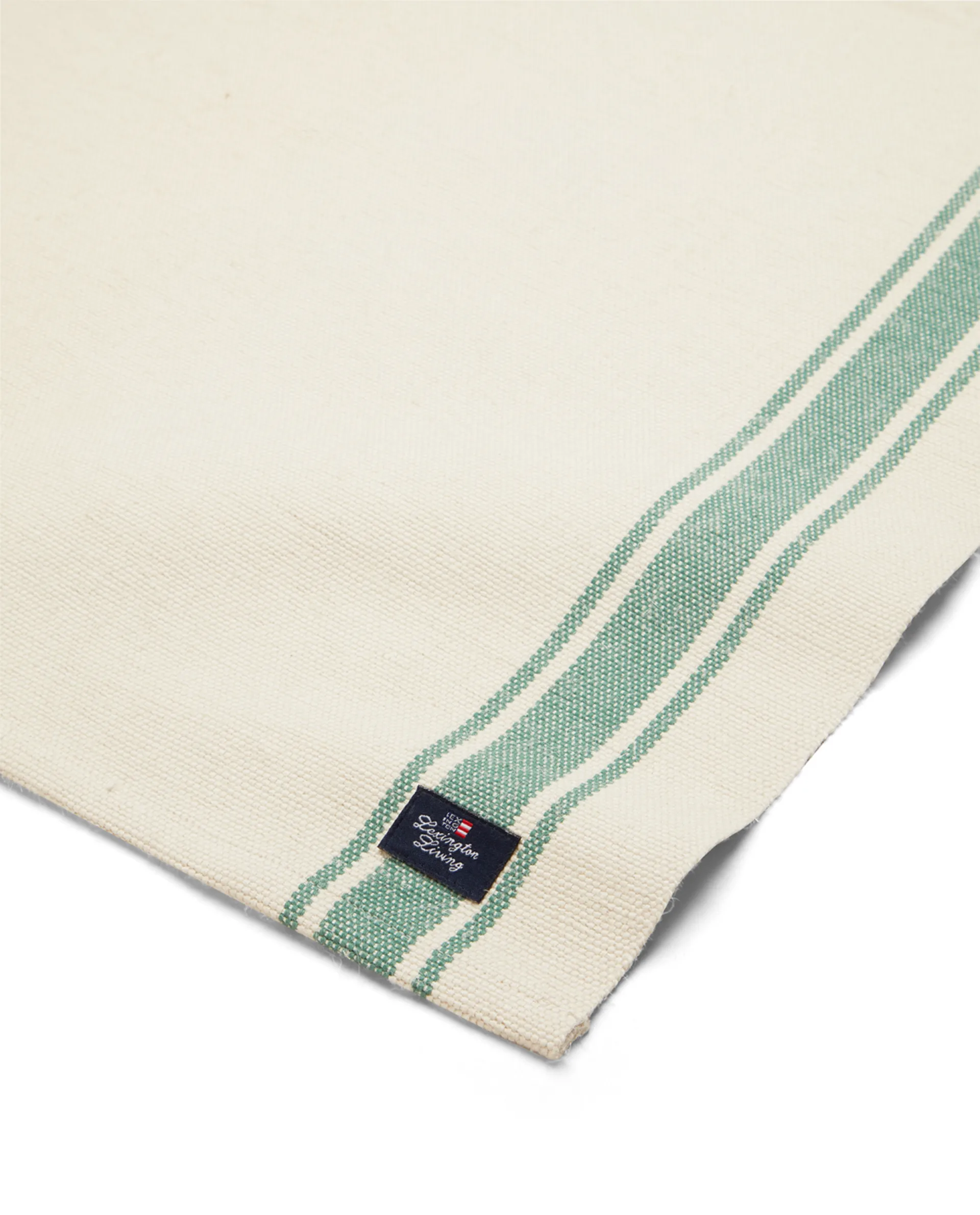Striped placemat 40x50 cm, Groen Lexington