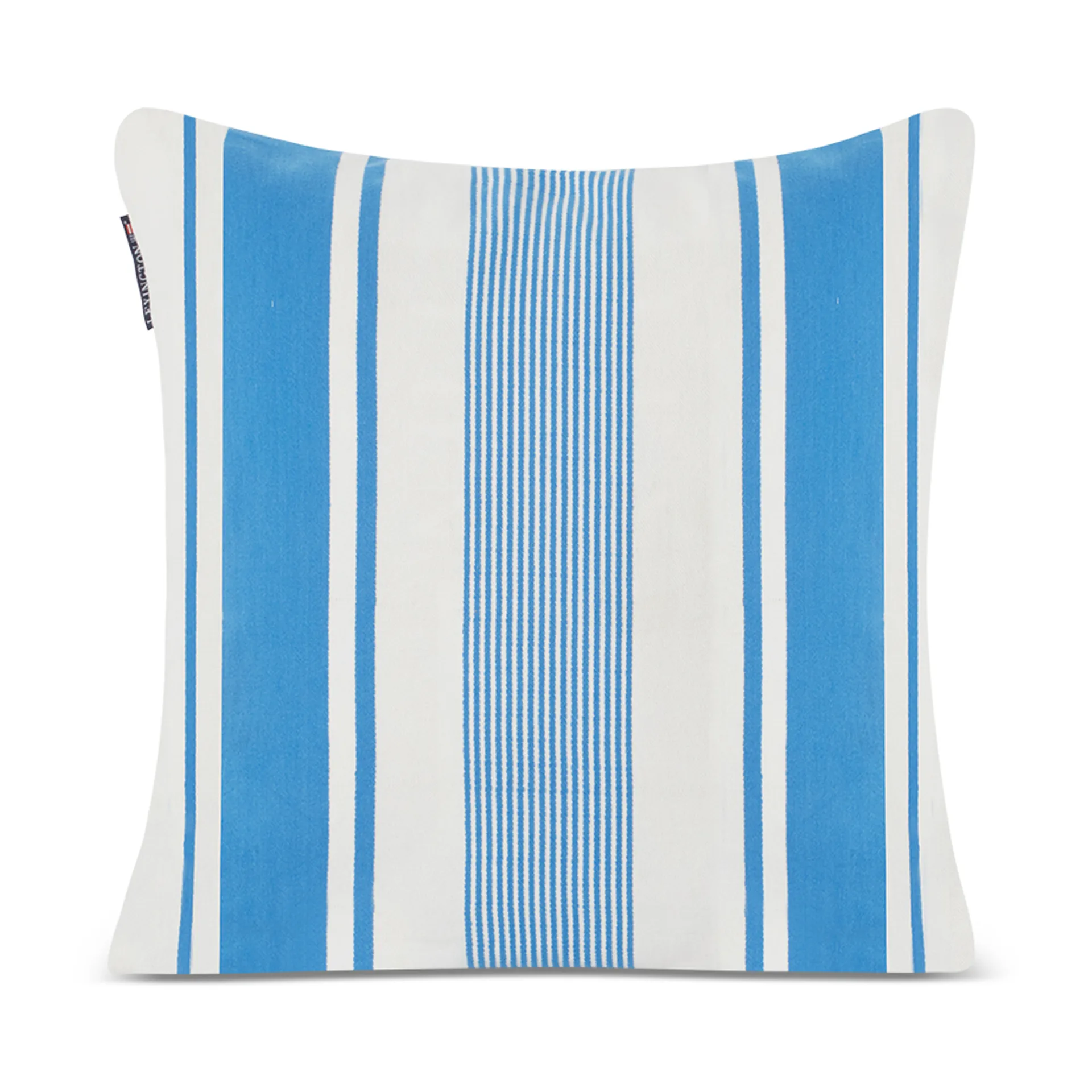 Striped Sea Salt Sun kussenhoes 50x50 cm, Blauw-wit Lexington