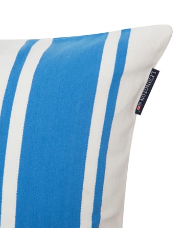 Striped Sea Salt Sun kussenhoes 50x50 cm - Blauw-wit - Lexington