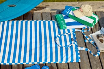 Striped strandmat 190x70 cm - Blauw-wit - Lexington