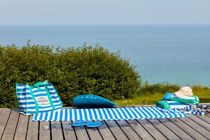 Striped strandmat 190x70 cm - Blauw-wit - Lexington