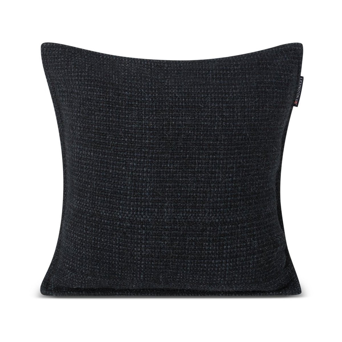 Lexington Structured Wool Cotton mix kussenhoes 50x50 cm Dark gray