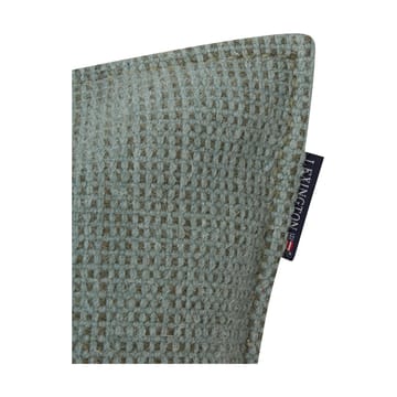 Structured Wool Cotton mix kussenhoes 50x50 cm - Green - Lexington