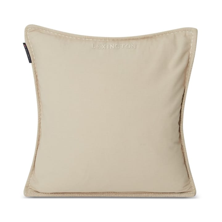 Structured Wool Cotton mix kussenhoes 50x50 cm, Off-white Lexington