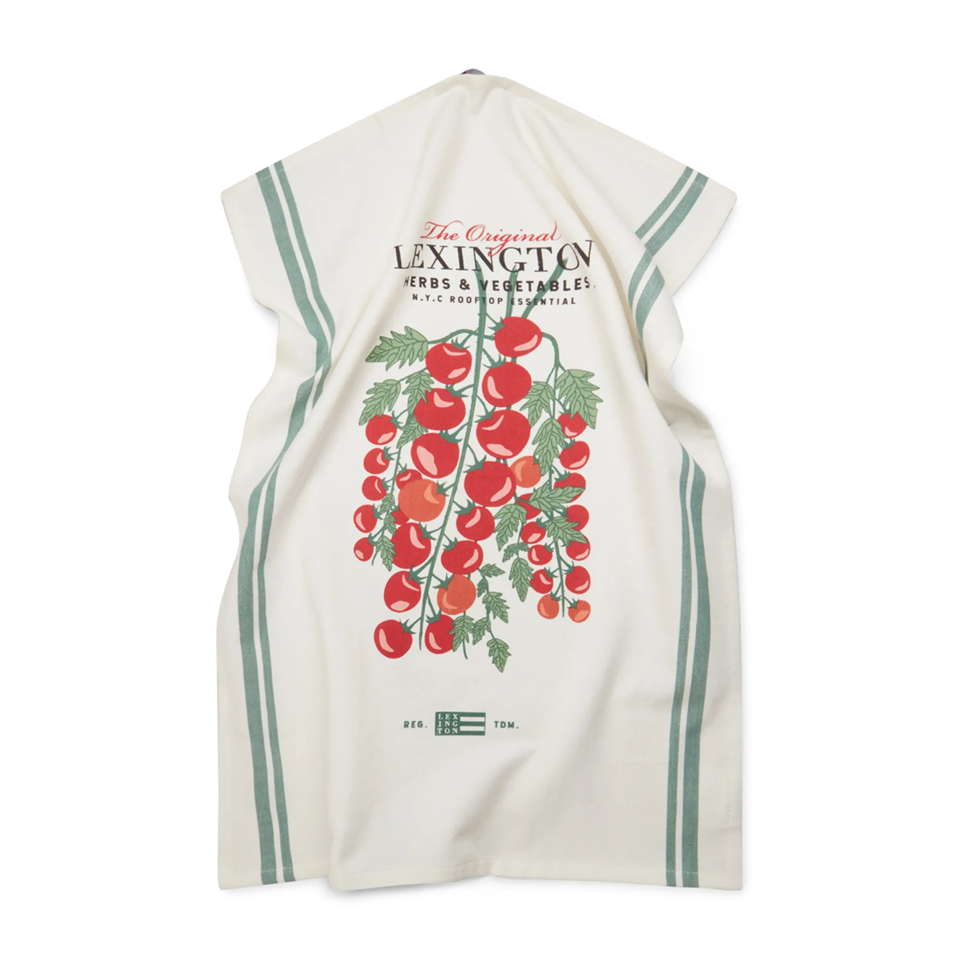 Tomato keukenhanddoek 50x70 cm, Wit-rood Lexington
