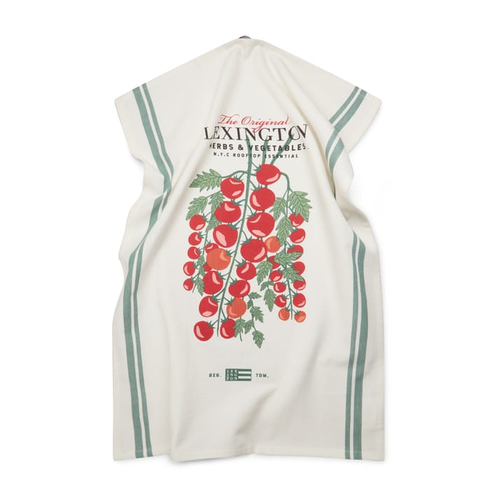 Tomato keukenhanddoek 50x70 cm, Wit-rood Lexington