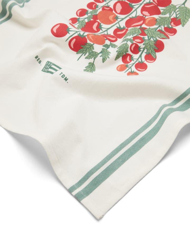 Tomato keukenhanddoek 50x70 cm, Wit-rood Lexington