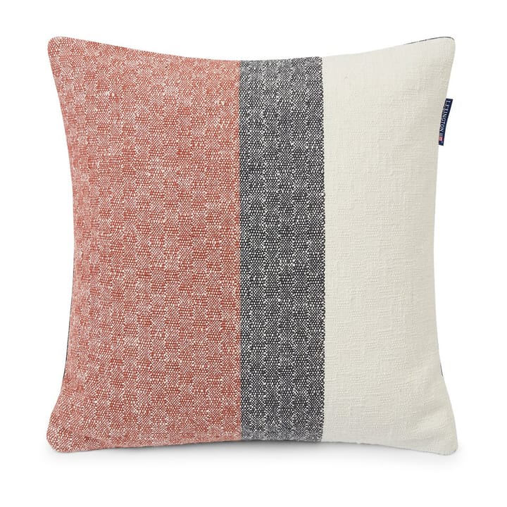 Vertical Striped Cotton kussenhoes 50x50 cm - Copper-gray - Lexington