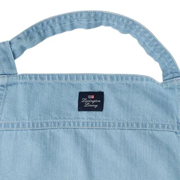 Washed denim schort 80x105 cm - Light blue Denim - Lexington