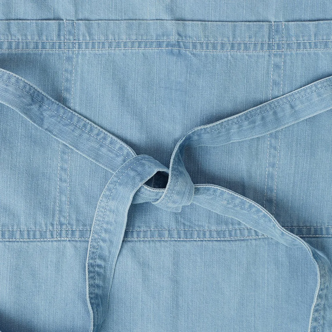 Washed denim schort 80x105 cm, Light blue Denim Lexington