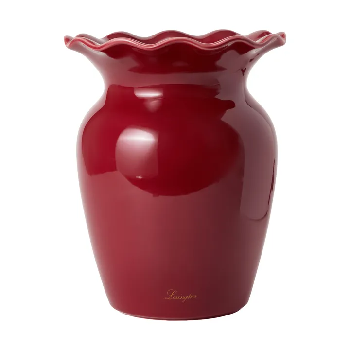 Wavy vaas - Red, 25 cm - Lexington