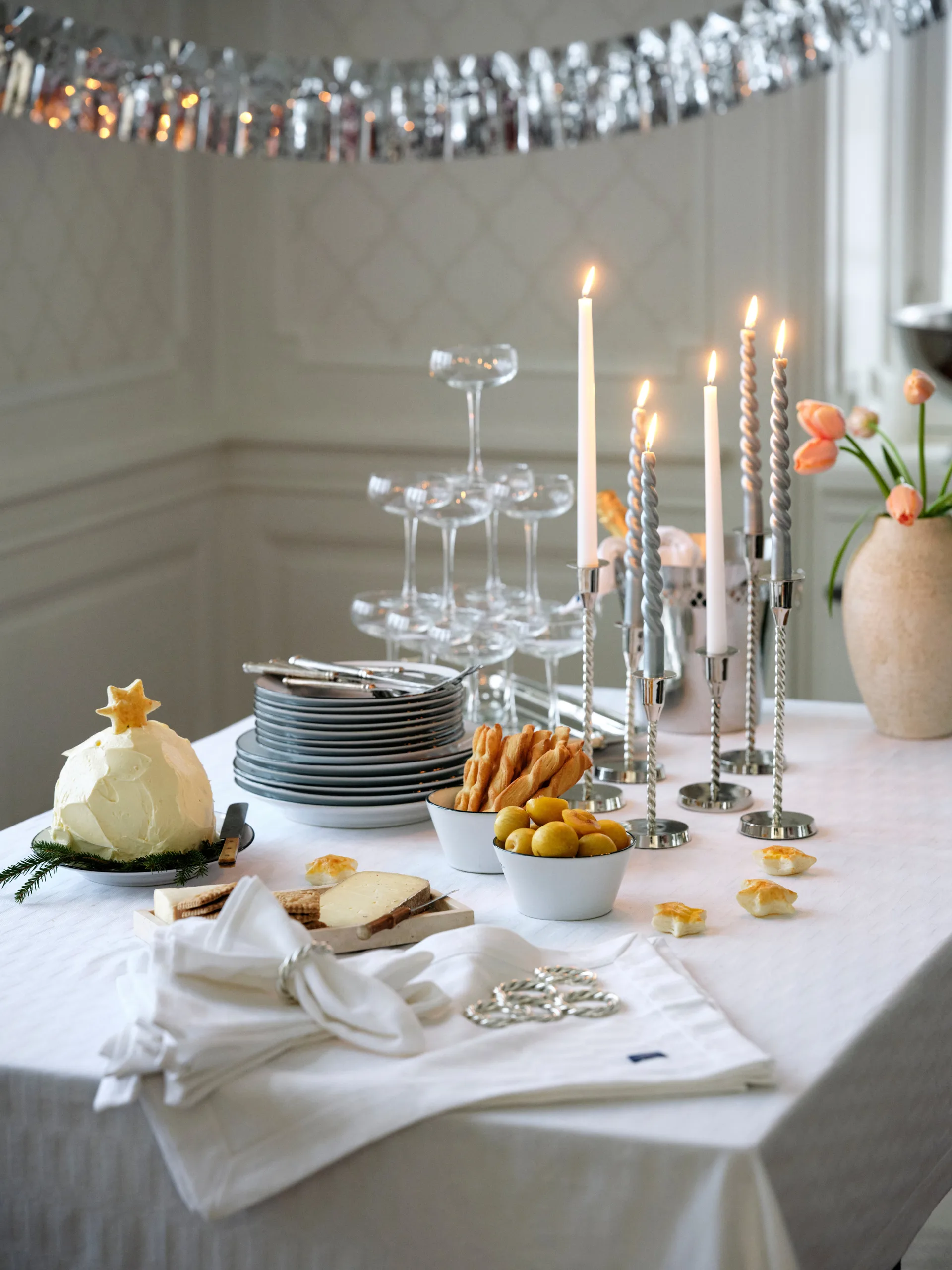 White jacquard cotton placemat 40x50 cm, Wit Lexington