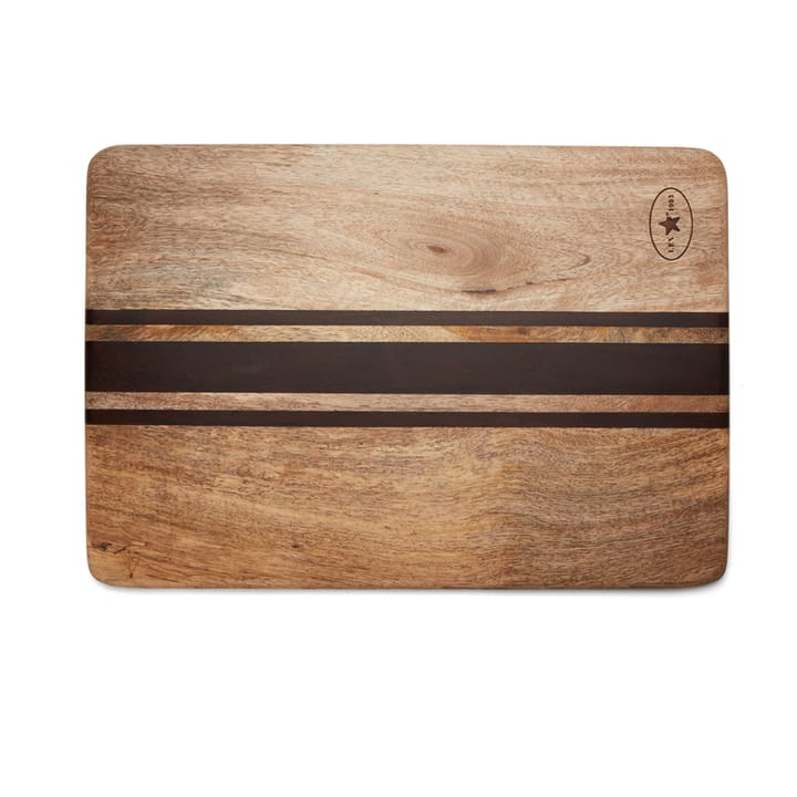 Wood serving board stripes - 40x28 cm - Lexington