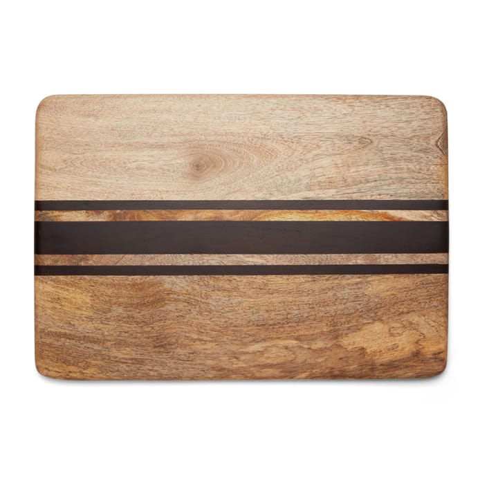 Wood serving board stripes - 40x28 cm - Lexington