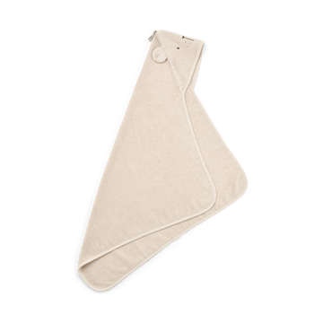 Albert badcape handdoek met capuchon 70x70 cm - Sandy - Liewood